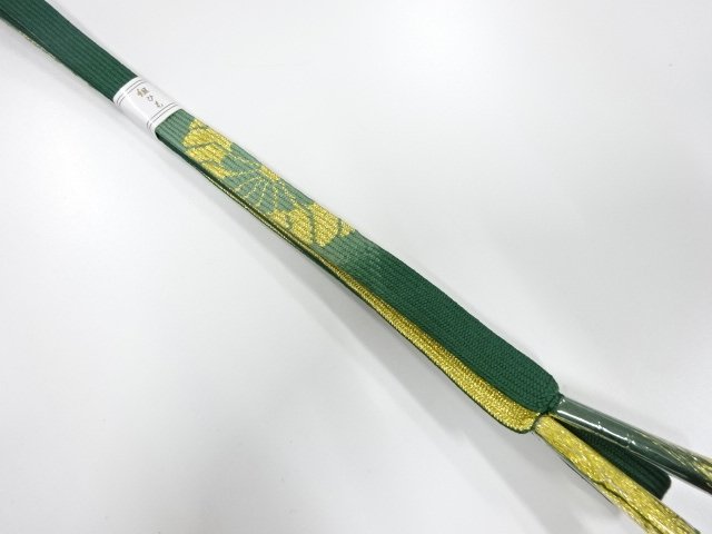 JAPANESE KIMONO / UNUSED KOREI HAND-TIED OBIJIME